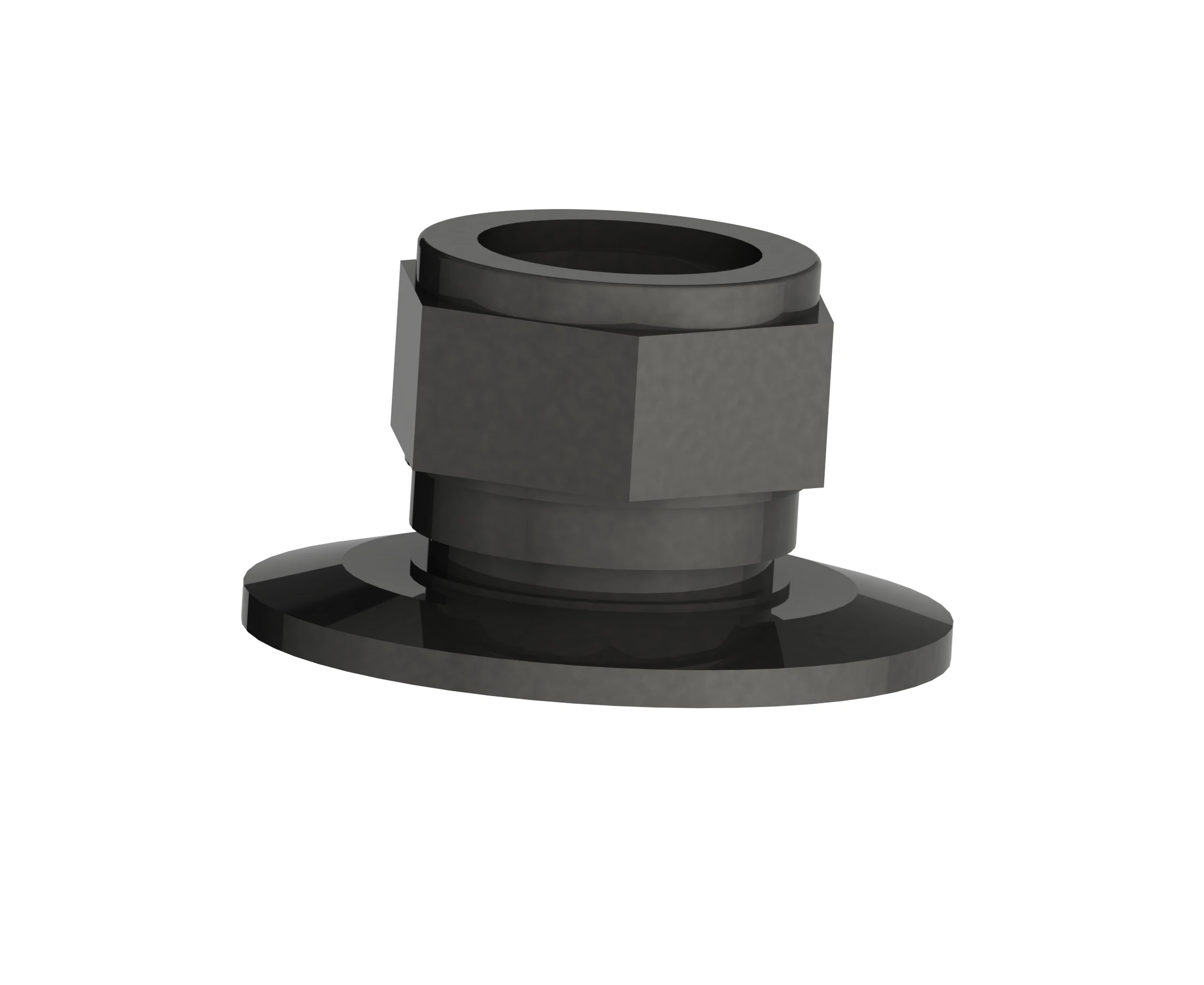 swagelok Verschraubung für Ø22 mm Halterohr auf Kleinflansch DN 40 ISO 2861
