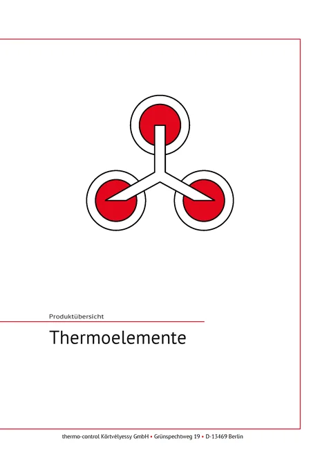 Gesamtkatalog Thermoelemente