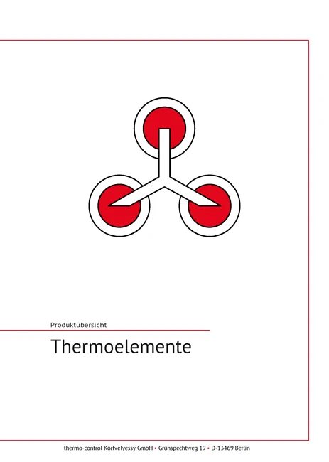 thermo-control Körtvélyessy - Gesamtkatalog Thermoelemente