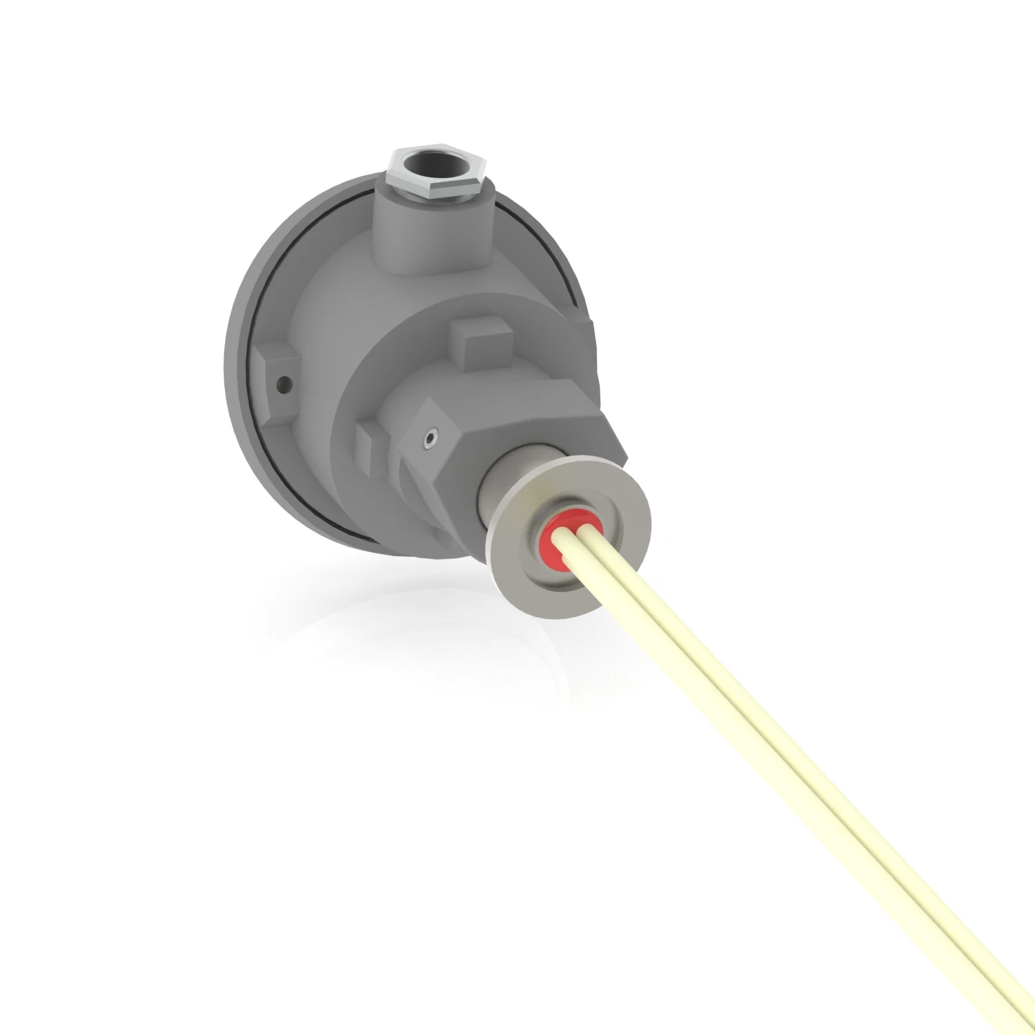 Vacuum thermocouple with ISO-2681 coupling